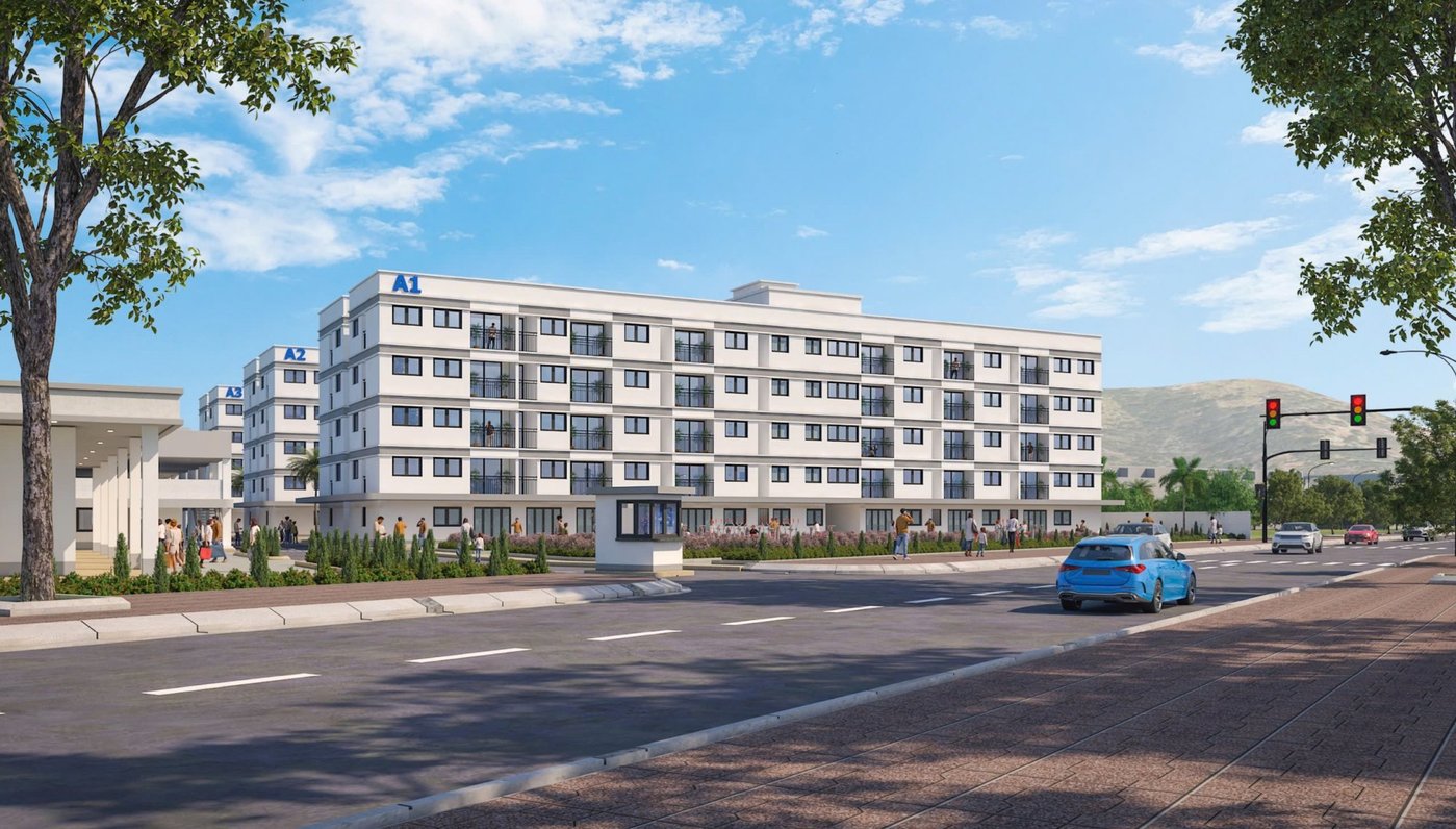 Dự án nhà ở xã hội tại Khu dân cư Sonadezi Hữu Phước.