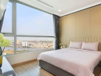 Landmark 81 4-bedroom apartment for rent with 5-star furniture, River view, area 155m2